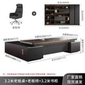 3.2m boss table + boss chair + 3.2m bookcase (delivery)