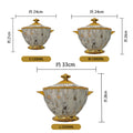 Foodwarmercontainer 3pcs lunch box thermal insulation box small trophy pattern food grade thickened
