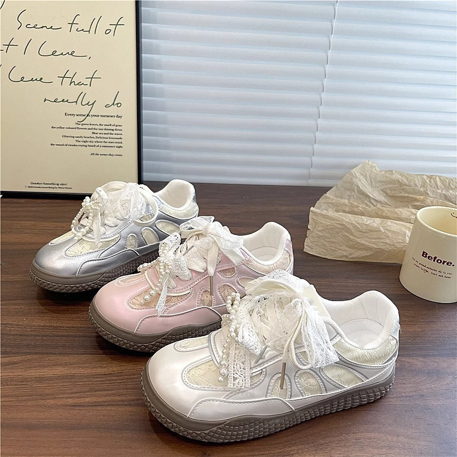 2026 new platform german army trainers (gats) - student style, trendy, versatile white sneakers with front lace-up - wholesale sports & casual shoes