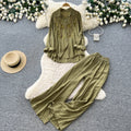 Lazy style pink embroideringshirtloose pantstwo-piece set female autumcasualcasualwork clothingslimming lookelegantsuit