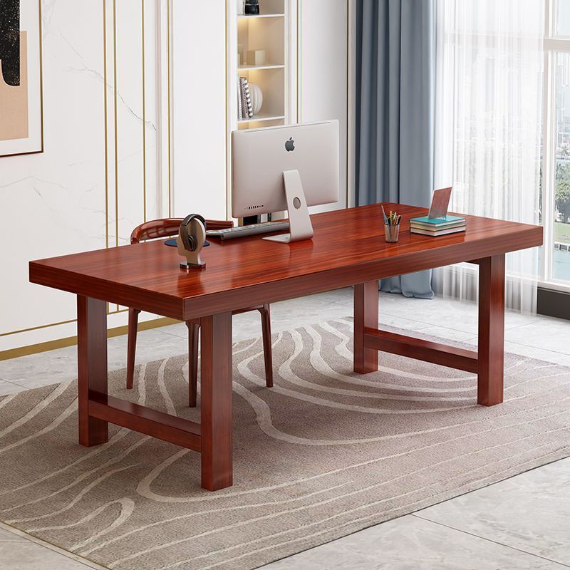Minimalist living room modern home desktop study table solid wood table executive desk writing desk computer desk extra thick office desk