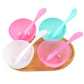 Beauty tools mask bowl soft plastic mask stick beauty bowl beauty hair soft mask cosmetics suit skin care