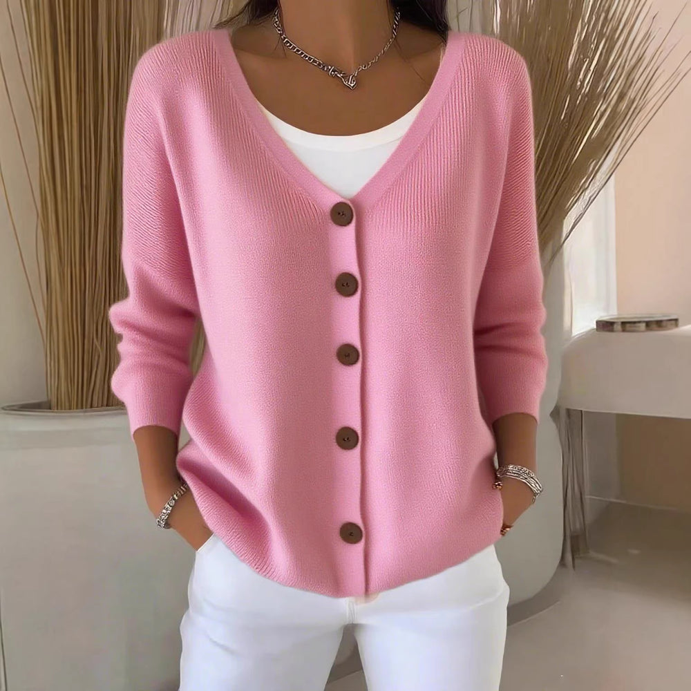 fashion autumn winternew arrivalknittingcardigan women's pure colorcasualfashionsweateroutwear women's cardigan