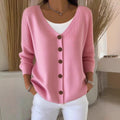 fashion autumn winternew arrivalknittingcardigan women's pure colorcasualfashionsweateroutwear women's cardigan