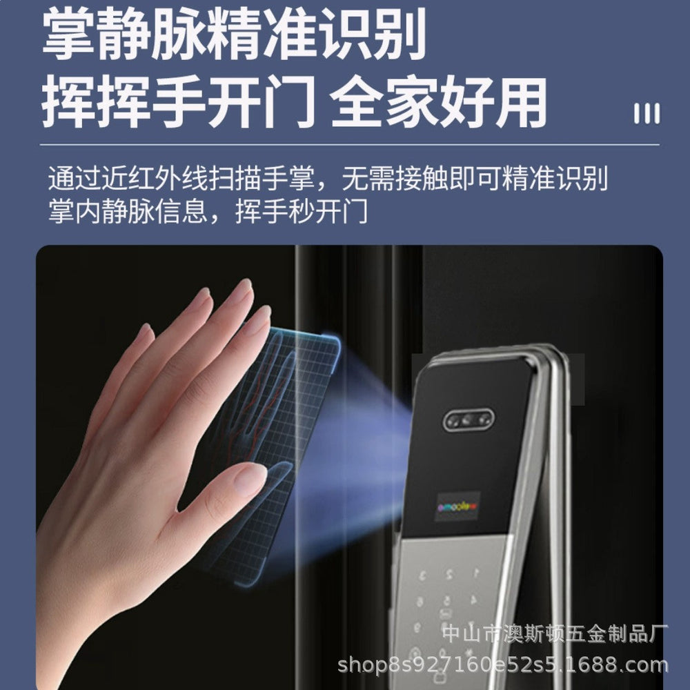 smart lock fully automatic fingerprint lock visual graffiti intercom password lock door electronic lock manufacturer spot