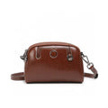 Tc genuine leather women's bag coin mobile phone bag 2025new arrival mahjong bag first layer cowhide single mini shoulder crossbody bag