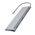 ready usb hub, compatible with huawei, macbook, ipad, 12-in-1 type-c multi-functional docking station