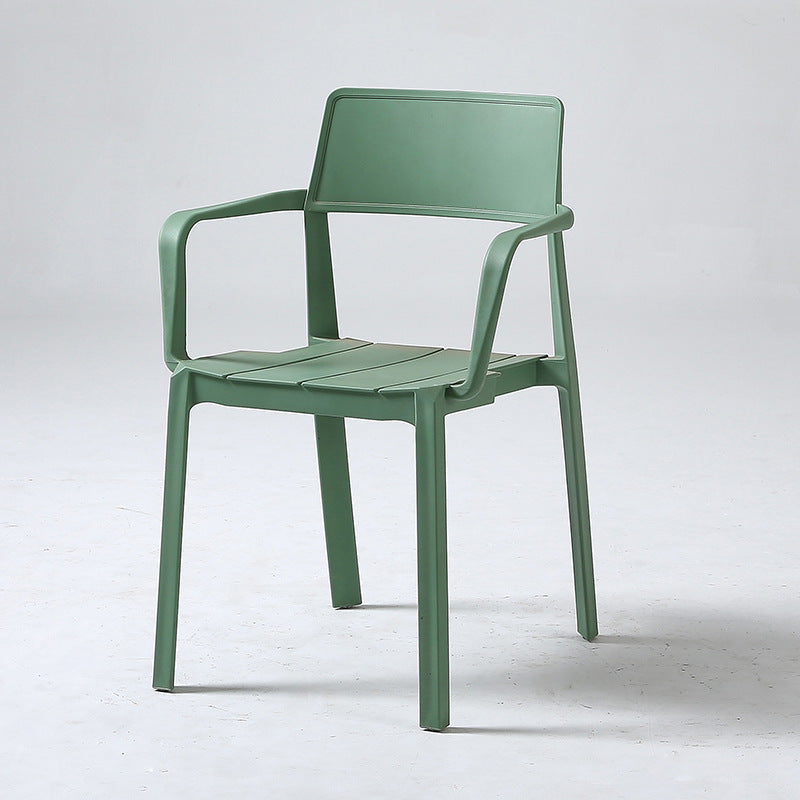 Scandinavian dining chair casual internet celebrity chair ins white chair designer eames plastic chair pp backrest