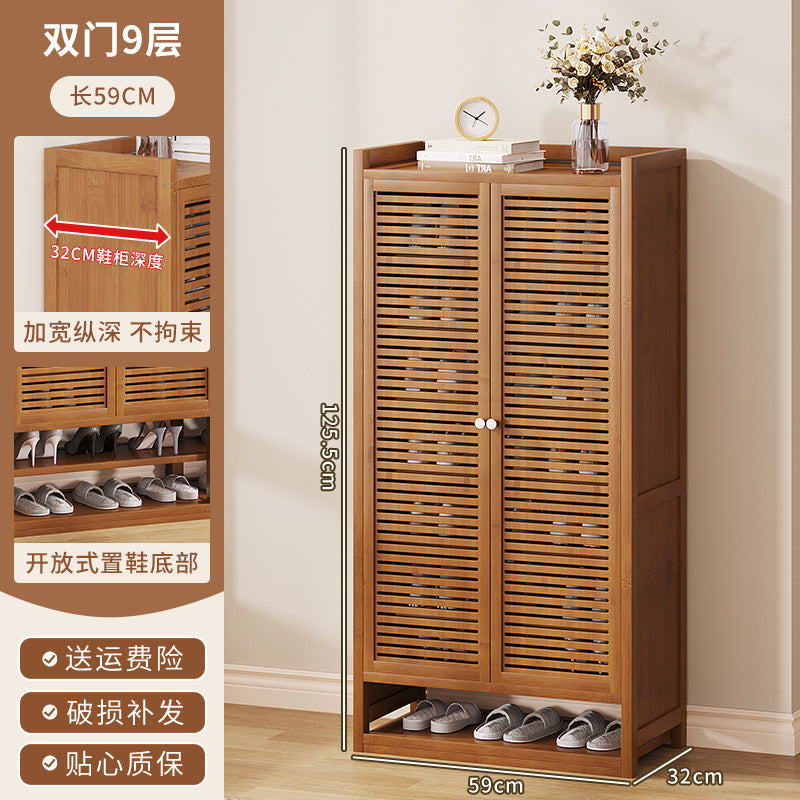Simple shoe rack at home, large-capacity shoe cabinet at the door, cabinet for storing shoes, dustproof 40 pairs of shoes, new door cabinet