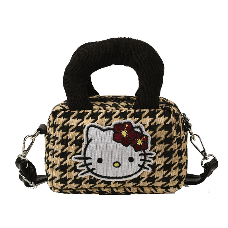Niche style design hellokitty bag for women 2025new arrival shoulder crossbody bag exquisite mini satchel small square bag