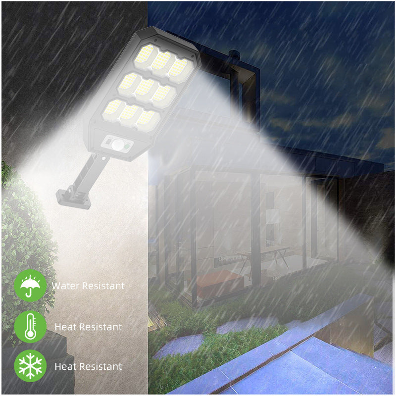 Cross-border new solar street lights, outdoor human body induction wall lights, courtyard wall road lighting LED small street lights