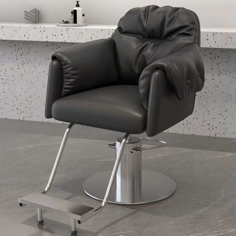 Hairdressing shop chair popular hair salon special classy hairdressing chair hairdressing shop seat hair cutting stool stainless steel hairdressing chair