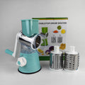 hand rock tube vegetable cutter three-in-one potato shredder kitchen multi-functional rotate grater and slicing handy gadget