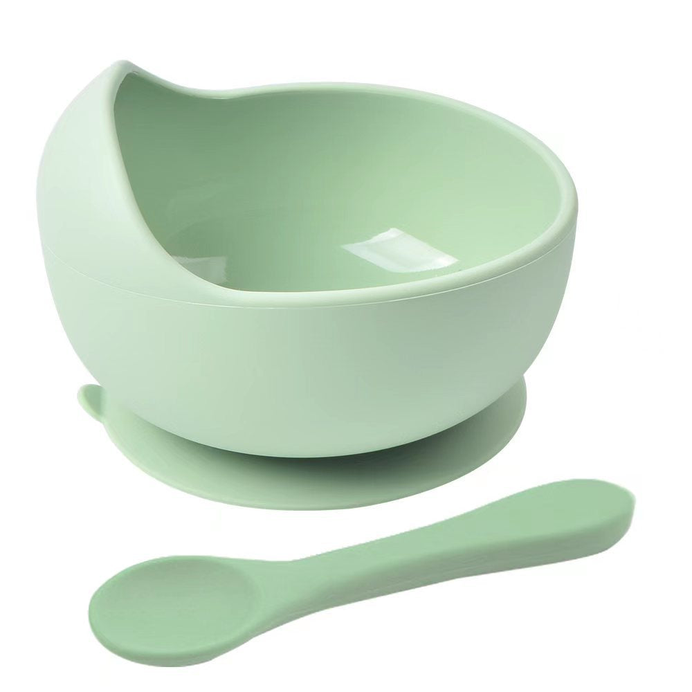 Wow! kids' silicone feeding bowl - cross-border hot seller! special bowl for infants and toddlers learning to eat independently - suction bowl