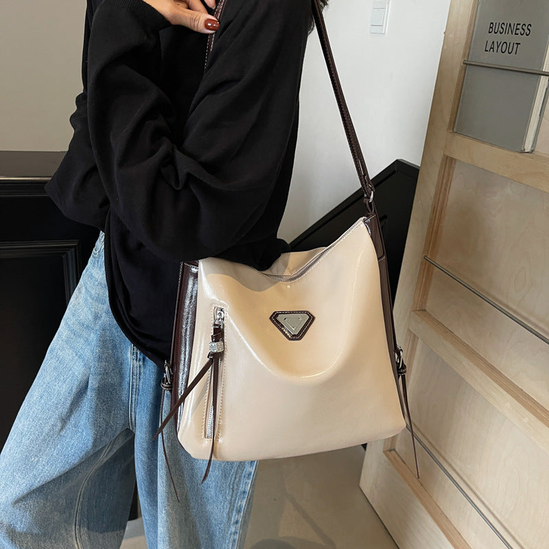 Foreign trade large-capacity tote bag 2025 new women's shoulder messenger bag backpack European and American style commuter bag women