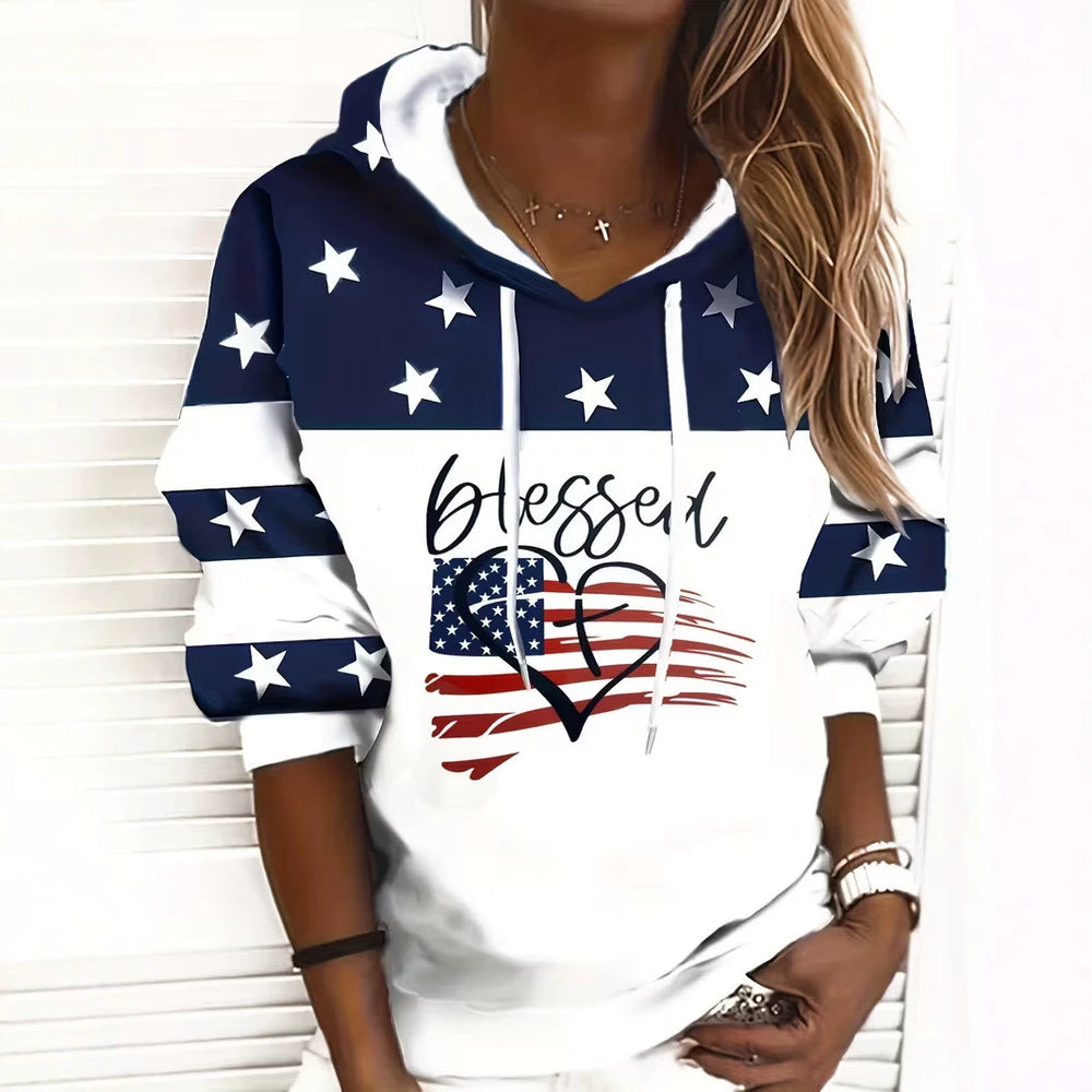 hot-selling women's hoodies, new casual loose long-sleeved hooded sweatshirts, dropshipping available