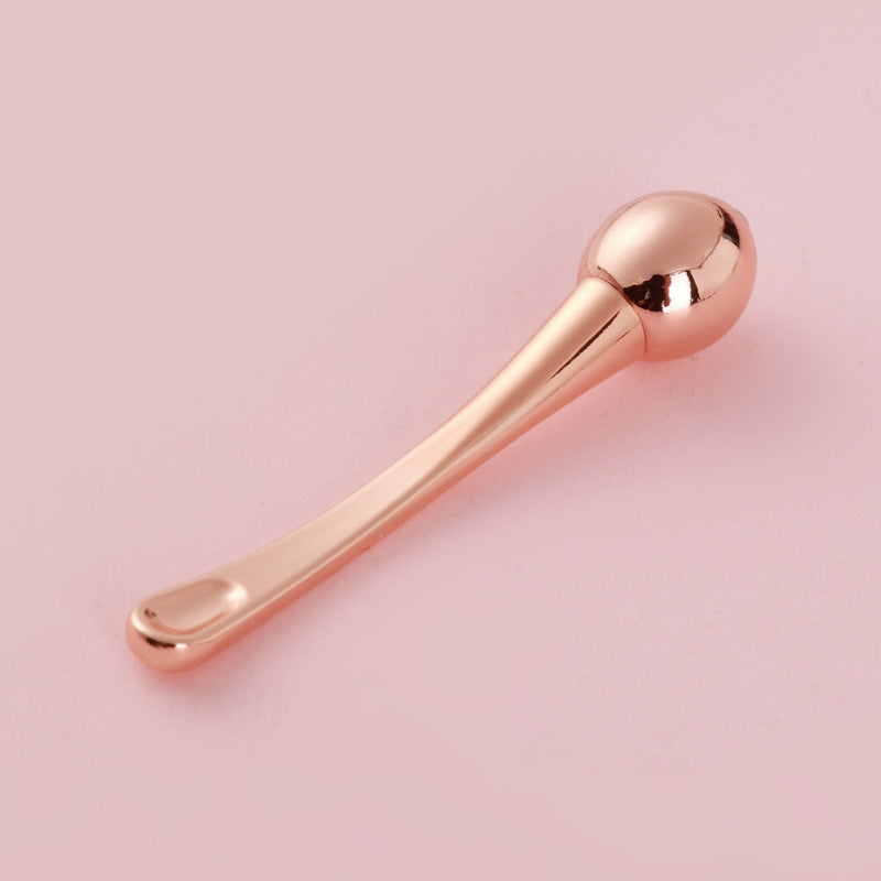 Metal small ball eye cream beauty stick zinc alloy cosmetics eye massage stick import packaging application stick
