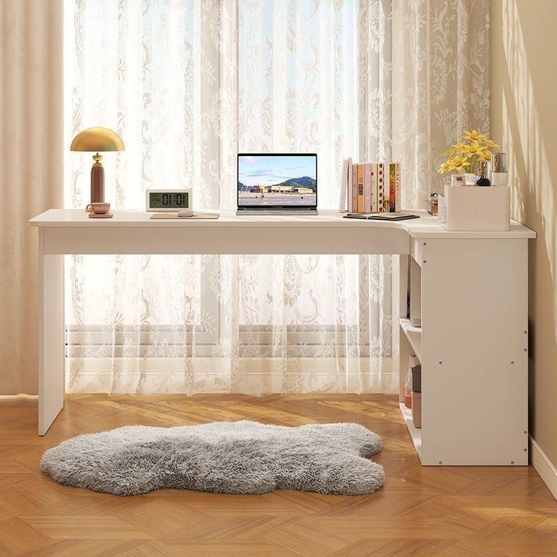 Bedroom home table multifunctional corner desk bookcase all-in-one computer desk storage cabinet all-in-one corner desk no
