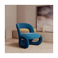 Designer single sofa chair wabi-sabi style homestay apartment leisure backrest bedroom irregular sofa solid wood minimalist