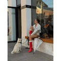 fashion:  autumn new arrivals - chic polka dot print, relaxed fit, zip-up jacket for women (us/eu)