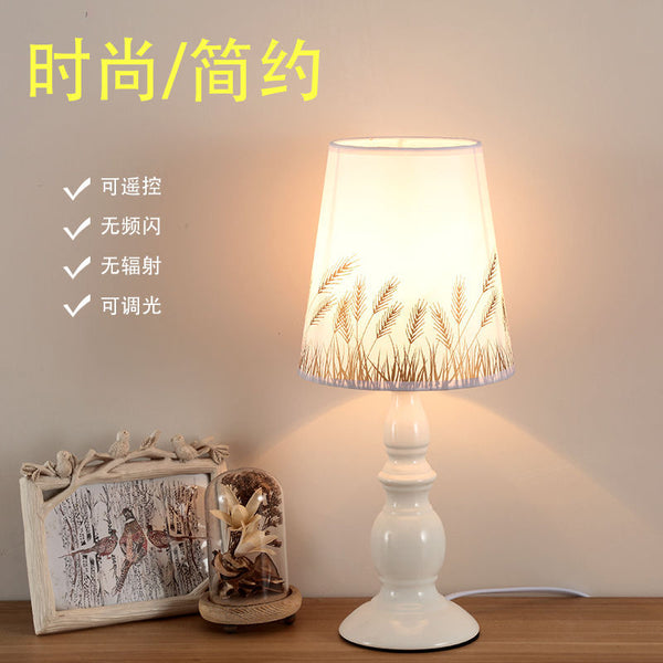 Creative modern simple bedroom bedside eye protection learning dimmable gifts reading energy saving warm breastfeeding small desk lamp