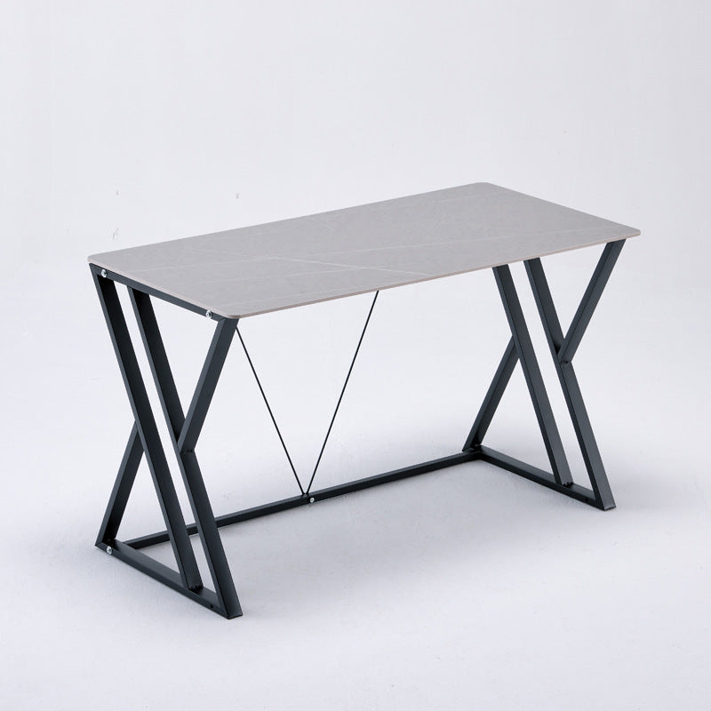 Modern minimalist sintered stone dining table, rectangular dining table, gaming desk, computer desk, home desktop computer table
