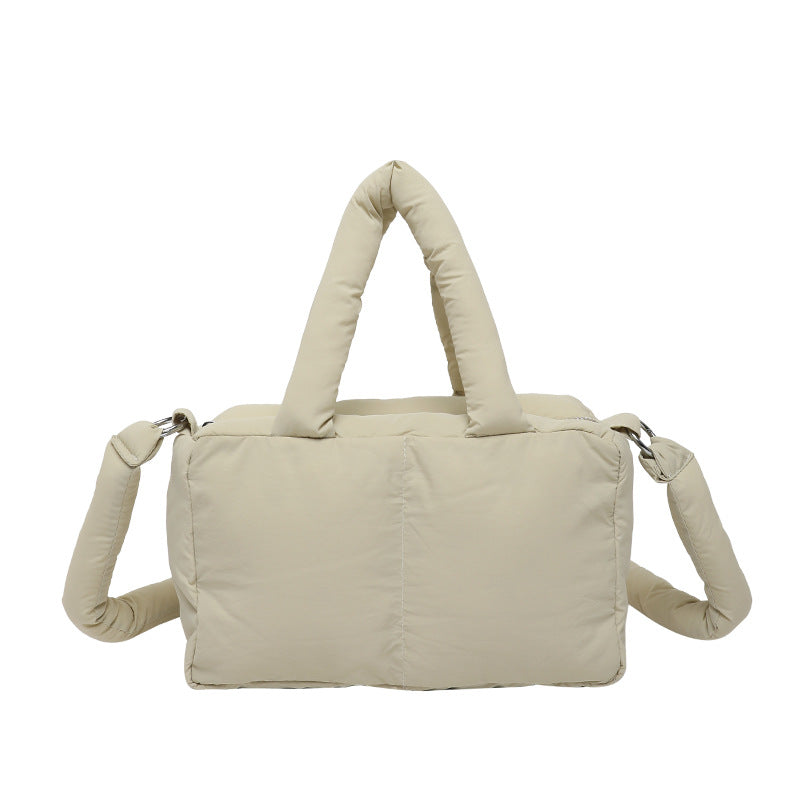 Cross-border new niche design large-capacity fashion handbag casual summer personality trendy shoulder messenger tote bag