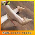 Sexy pointed-toe stiletto heels - women's spring/summer 2025 new collection - versatile bow detail, open-side design, comfortable all-day wear