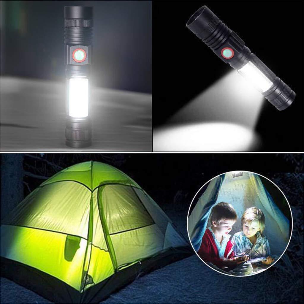 Cross-border XHP50 flashlight, zoom power display USB charging strong light flashlight T6 flashlight