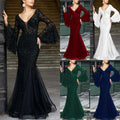 new spring/summer cross-border fashion evening gown - elegant, sexy, slim-fit mermaid long prom dress