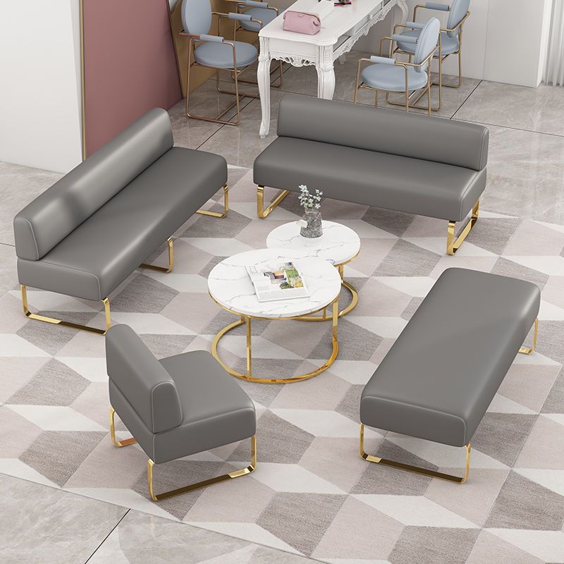 Barber shop sofa hair salon hair salon shop economical rest area beauty training institution long chair cp