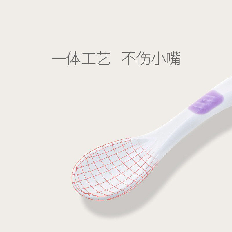 Manufacturer baby spoon baby spoon and fork combination newborn learning to eat kids feeding water food tableware oem export