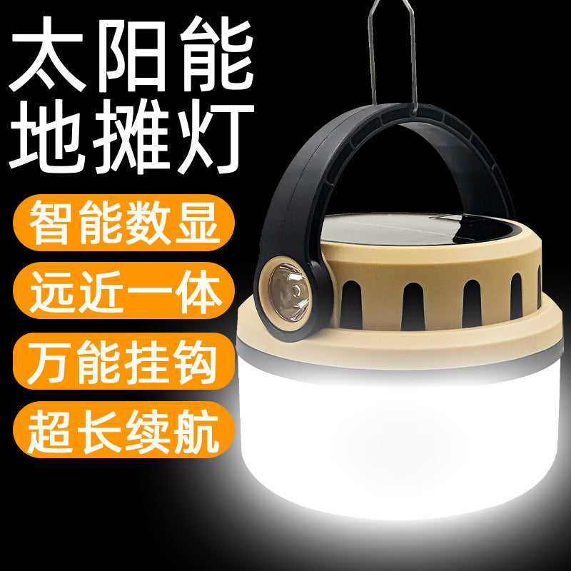 Camping light Outdoor solar charging tent light Emergency camping light Long battery life Portable rechargeable lighting Fluorescent light