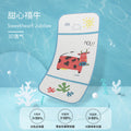 Baby stroller cooling mat - summer universal breathable sweat-absorbent ice silk pad for kids' strollers and prams - baby summer mat