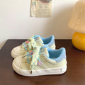 Niche style does not conflict with thick solekorean styleeasiest for matchautum stylewhite shoes women 2026new arrivalpopularcasual sneakers bread shoes