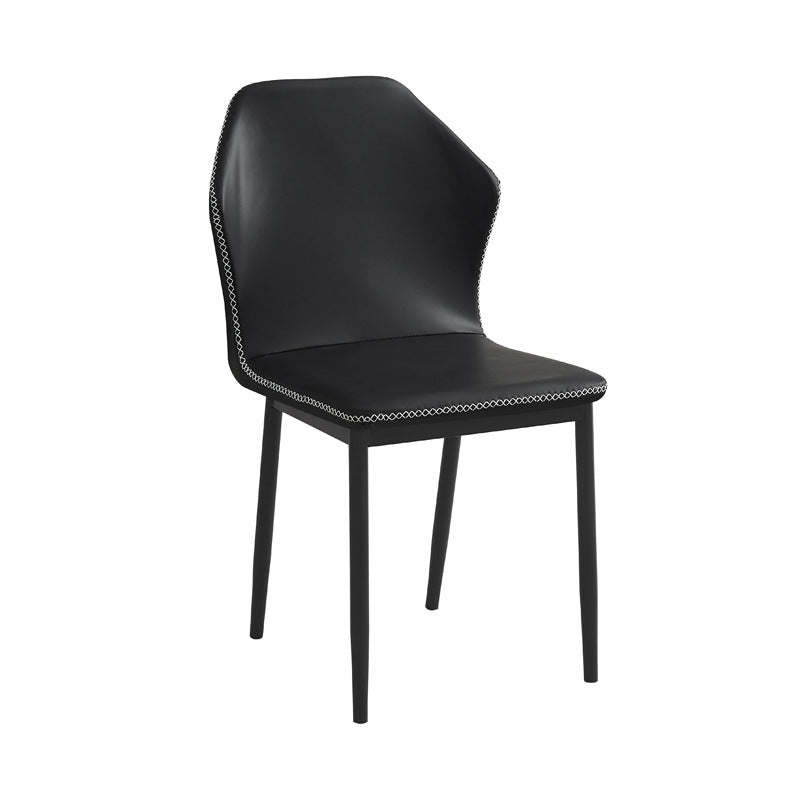 Source factory manufacturer wholesale italian normcore dining chair for home carbon steel restaurant hotel chair office reception chair