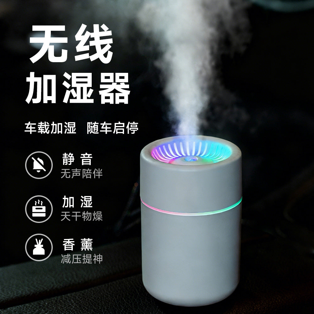 Small wireless humidifier usb rechargeable portable office desktop air mist humidifier for home use - quiet operation
