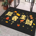 Crystal velvet doormat - non-slip, absorbent entrance mat for home & business - festive & commercial use