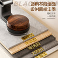 Suction cup walnut wood grain towel bath towel single pole normcore hanging rod storage rack towel rack medieval style suction cup towel bar
