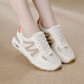 women's new spring mesh sneakers korean style versatile flat casual soft sole running chunky sneakers