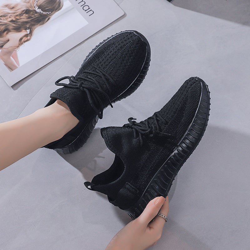 Soft and lightweight coconut shoes for women, breathable and odor-resistant mesh sneakers for summer, versatile for students, work, running, and casual sports
