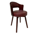 Solid wood rotating desk chair - light luxury makeup computer stool - dining chair - retro children's study bedroom furniture