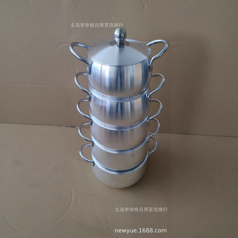 factory direct sales aluminum pot household pot multi-function aluminum pot kitchen aluminum pot commercial aluminum pot aluminum pot canteen aluminum pot