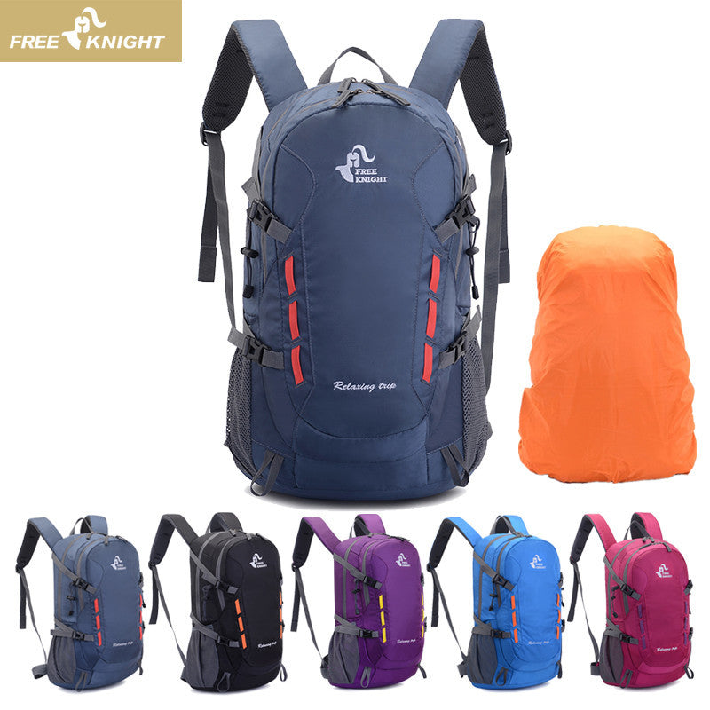 New lightweight outdoor hiking backpack, waterproof mountaineering bag 40L men's and women's fashion short-distance travel travel backpack