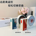 Wall-mounted cd player - retro audiophile grade, high-fidelity audio, desktop player with bluetooth, integrated cd player and speaker system