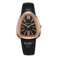 Shangmei cross-border new arrival small thin strap snake-shaped women's fashion watch student with diamond casualtrendy quartz watch