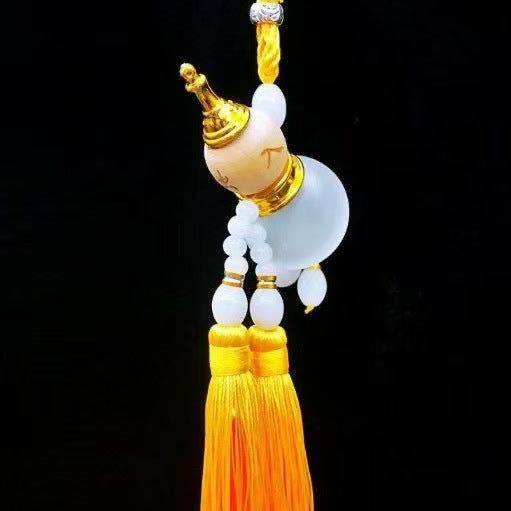 Car pendant empty bottle gourd hanging ornaments car rearview mirror car decoration double ears empty bottle pendant street stall