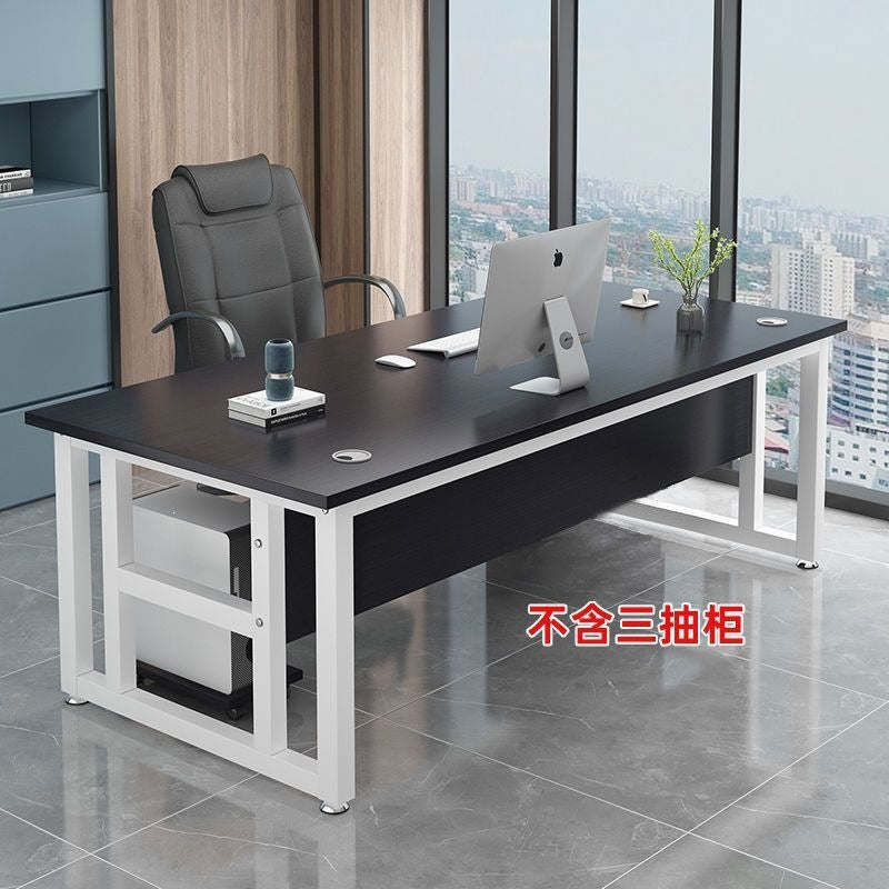 Office desk boss desk workstation executive manager computer desk desktop study writing wooden table