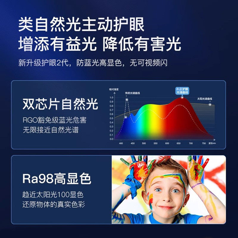 American Puri Full Spectrum Ceiling Light Living Room Light Hall Main Light Bedroom Zhongshan Home Improvement Lighting Factory Direct Sales