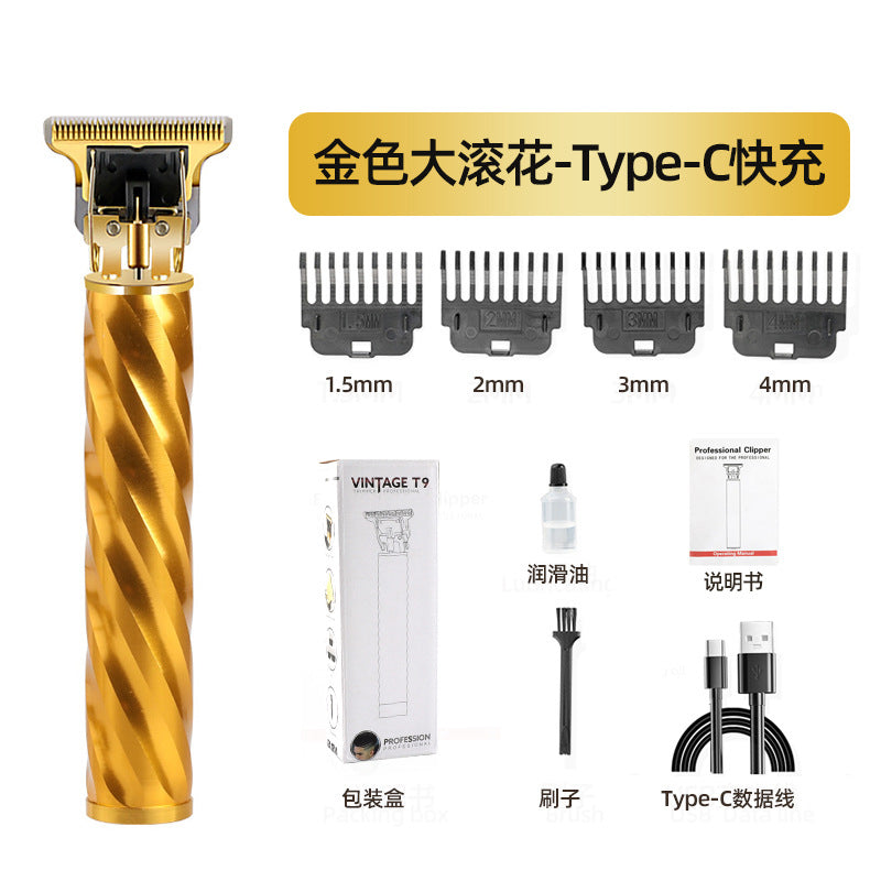 electric hairdresser, bald head, hair salon, electric clipper, carving, for home fast charging hair clipper